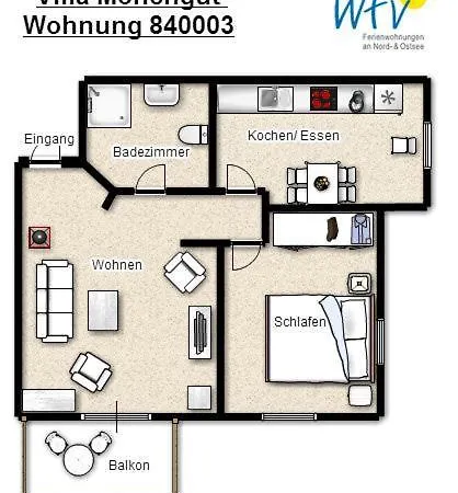 Apartment Mönchgut 3